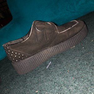 Black platform Creeper shoes